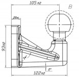 kula-flanszowa-na-4-sruby-rozstaw-83x56mm-autohak-KH4-1-CZARNA-schemat-12